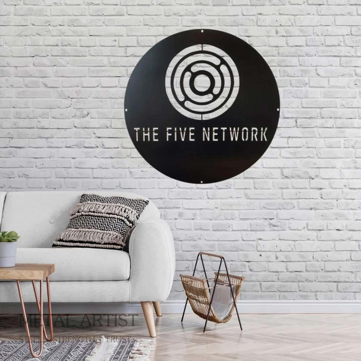 Custom Text Metal Sign Logo | Personalized Metal Wall Art - Metal Artist