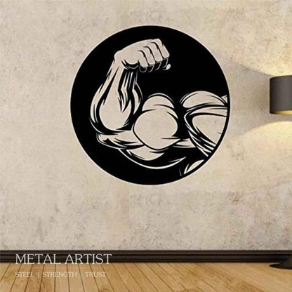 Customized Gym Metal Logo | Personalized Logos for Walls - Metal Artist